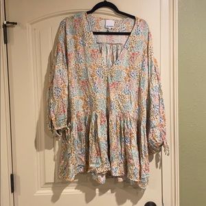 Floral pattern dress